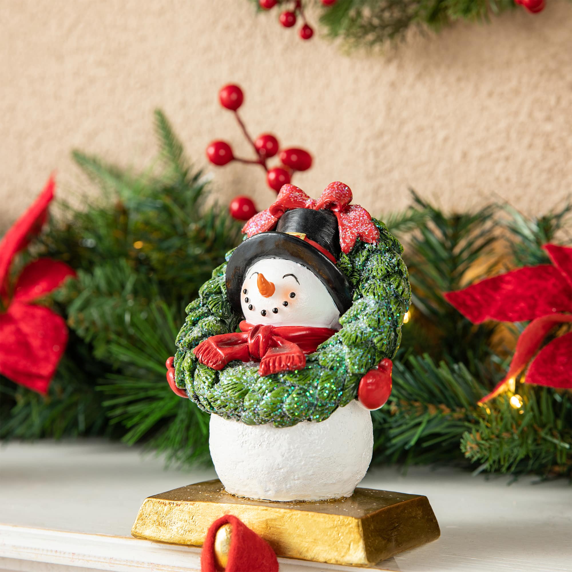 Glitzhome® 5.5" JOY Stocking Holder Set